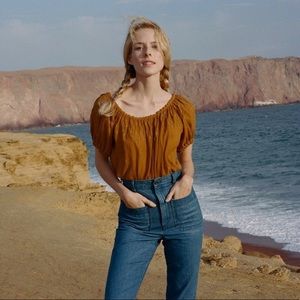 DÔEN Anise Top Golden Hour Like New! Size S